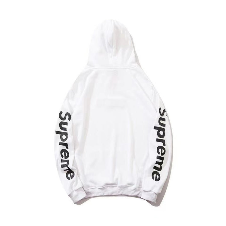 Supreme 袖ロゴ ボックスロゴ スウェットパーカー