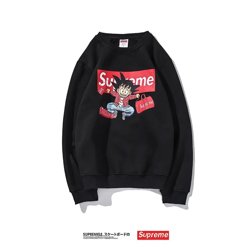 18SS シュプリーム  X GOKU クルーネック パーカー 2色