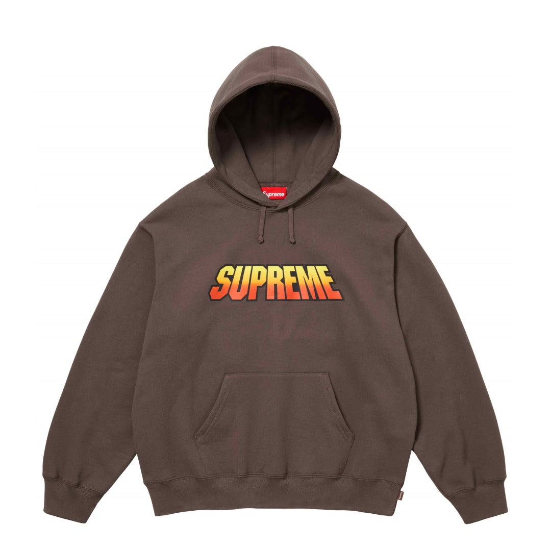 シュプリーム  24FW GRADIENT HOODED グラデーションロゴプリント フーデッド スウェットシャツ