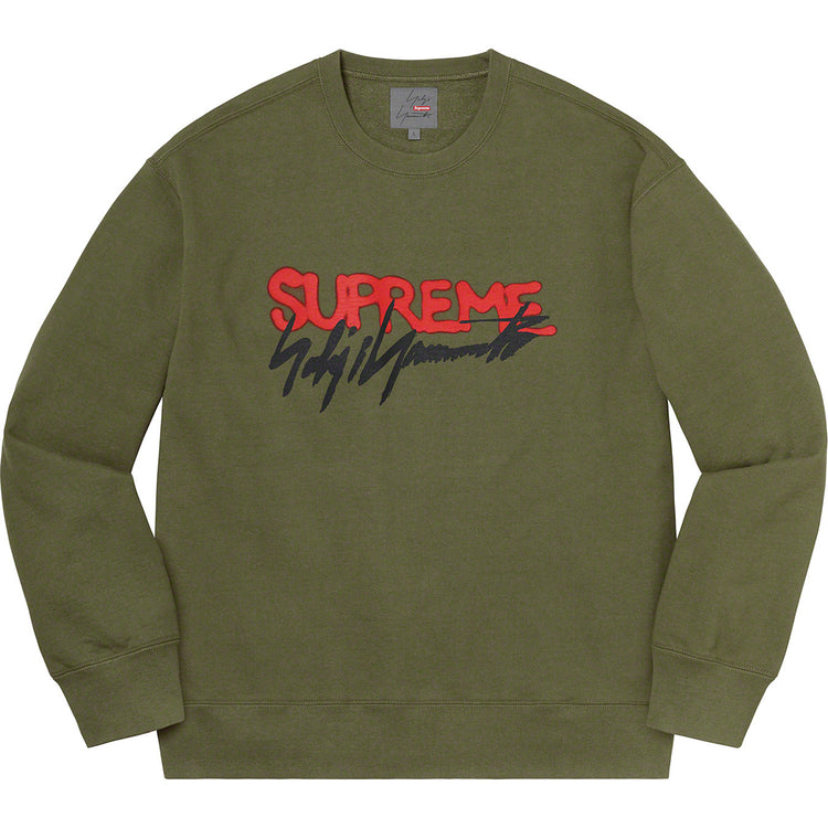 シュプリーム  シュプリーム ヨウジ ヤマモト クルーネック FW20