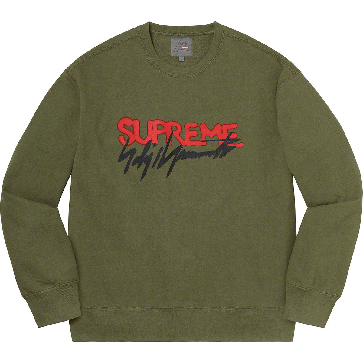 シュプリーム  シュプリーム ヨウジ ヤマモト クルーネック FW20