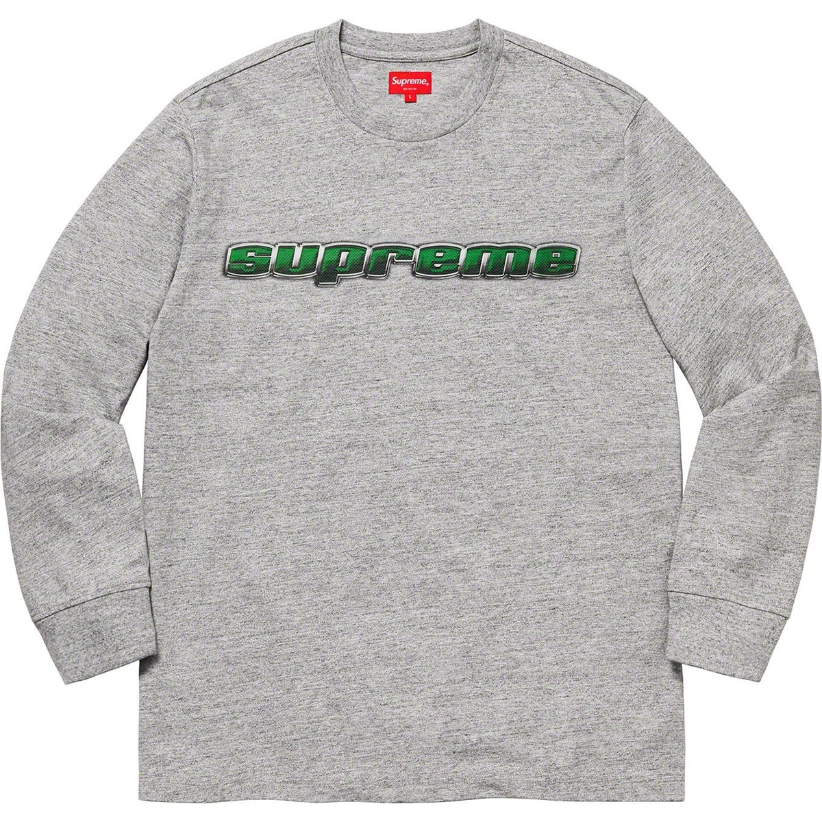 Supreme クロームロゴ 長袖Tシャツ