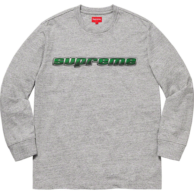 Supreme クロームロゴ 長袖Tシャツ