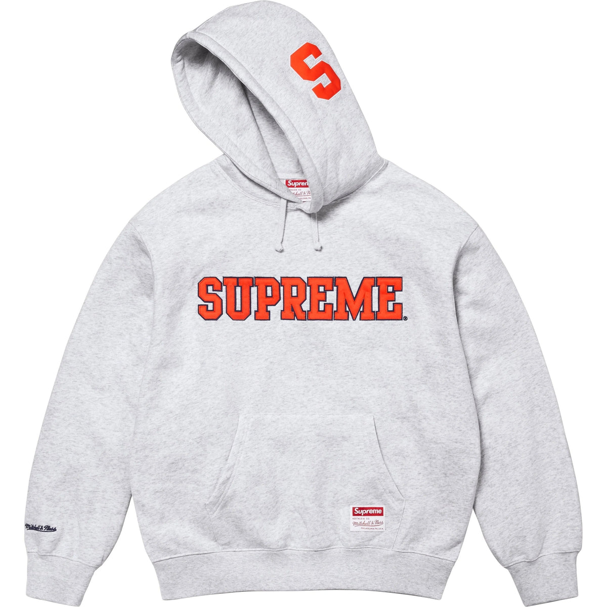 Supreme × Mitchell & Ness NCAA スウェットパーカー