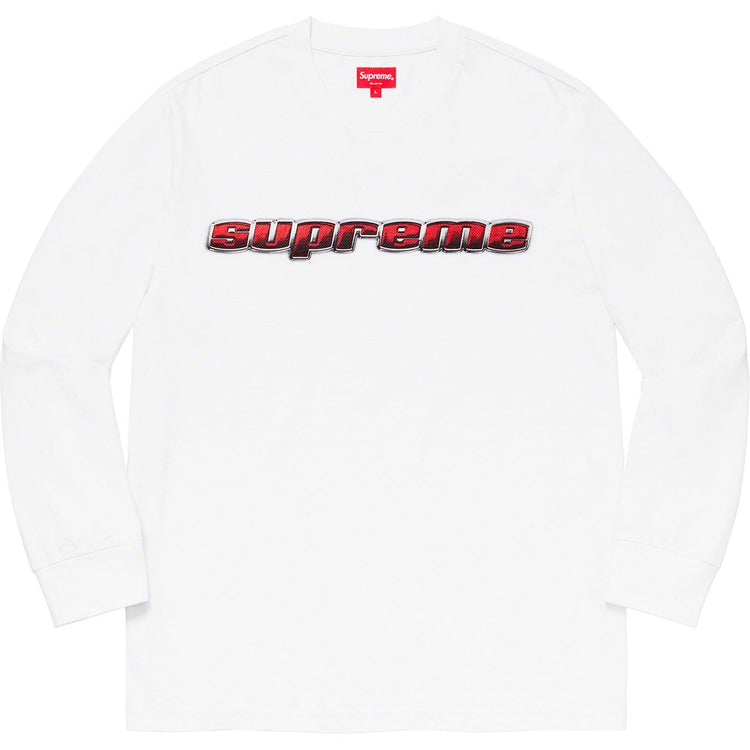Supreme クロームロゴ 長袖Tシャツ