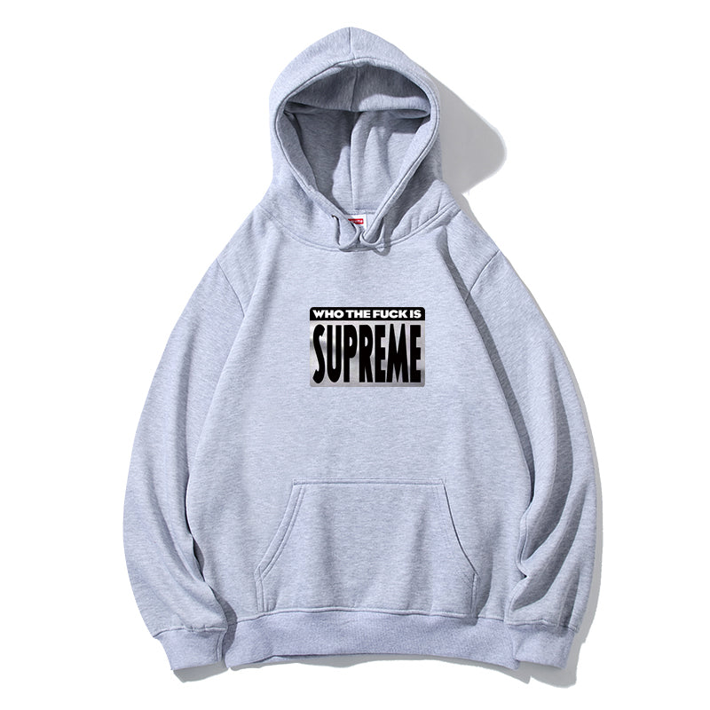 Supreme 縦長スクエアロゴ スウェットパーカー