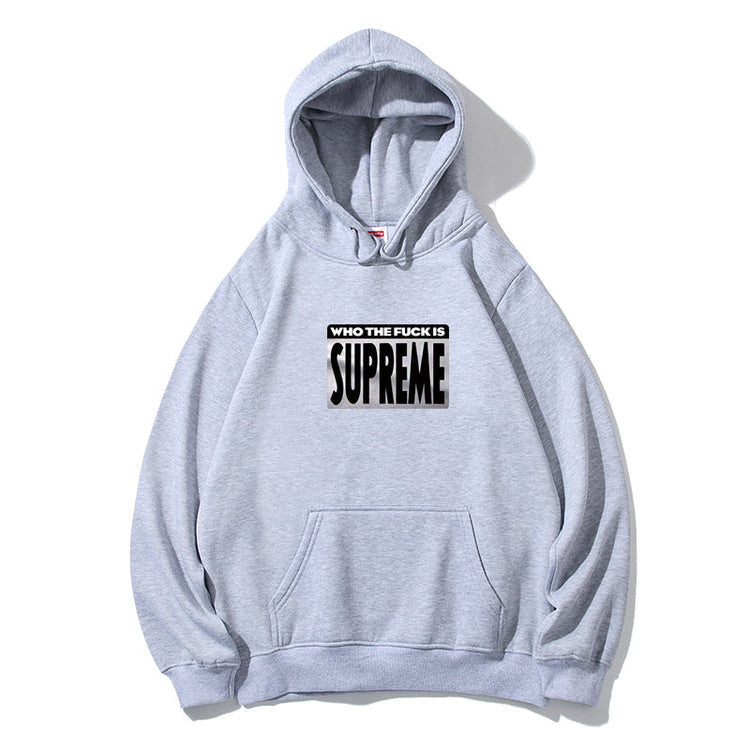 Supreme 縦長スクエアロゴ スウェットパーカー