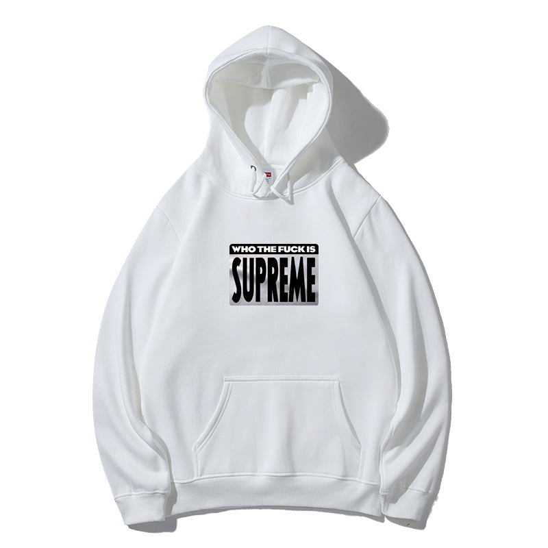 Supreme 縦長スクエアロゴ スウェットパーカー