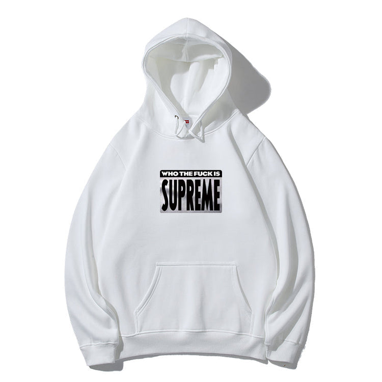 Supreme 縦長スクエアロゴ スウェットパーカー