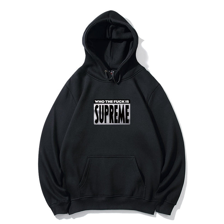 Supreme 縦長スクエアロゴ スウェットパーカー