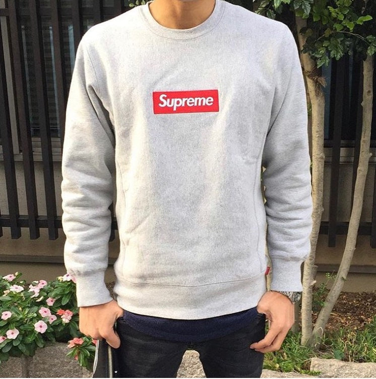 Supreme ボックスロゴ クルーネックスウェット YS220