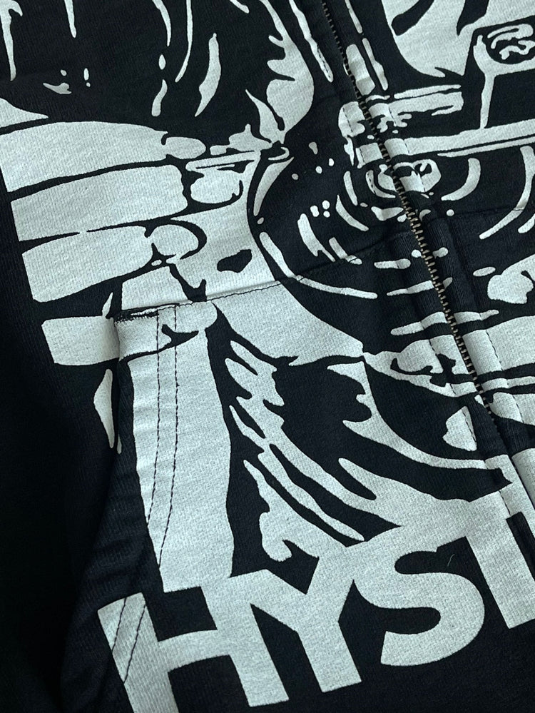 Supreme × HYSTERIC GLAMOUR サーマル裏地 ジップアップパーカー